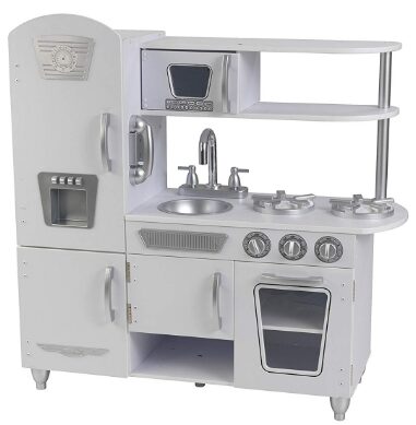 This is an image of vintage toy kitchen for kids