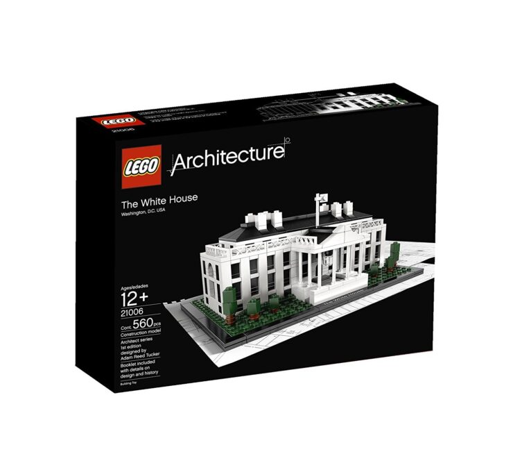 This is an image of LEGO architecture white house