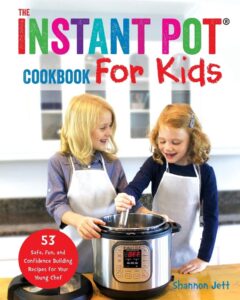 this is an image of the instant pot cookbook for kids