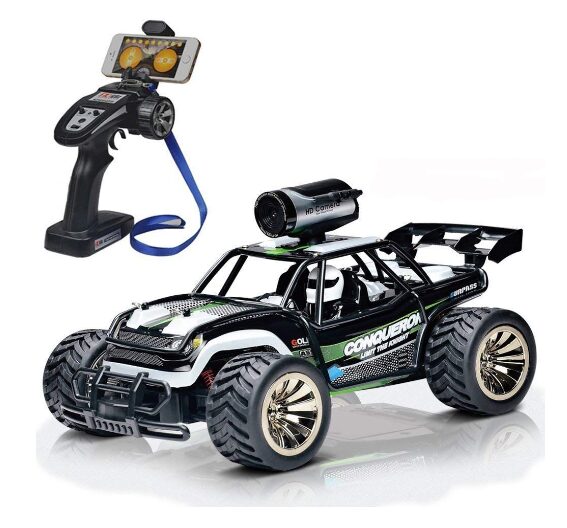  this is an image of a RC cars with FPV Camera and WiFi for kids and adults. 