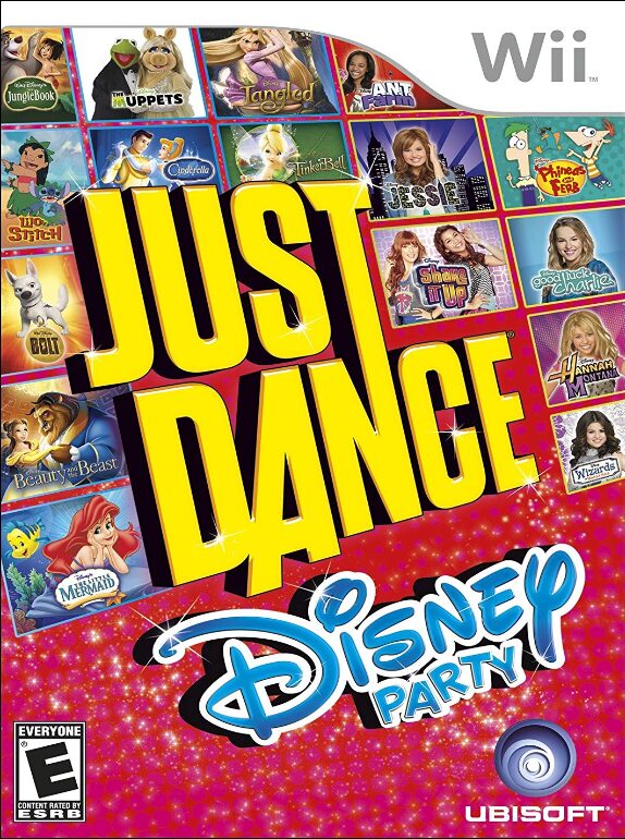 this is an image of the just dance disney game