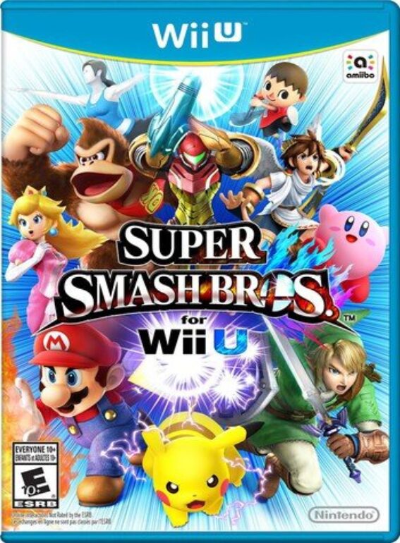 this is an image of the super smash bros game for wii u 