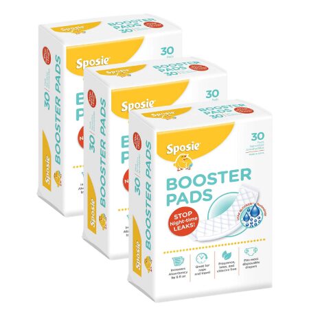 This is an image of a 3 pack booster pads diaper. 