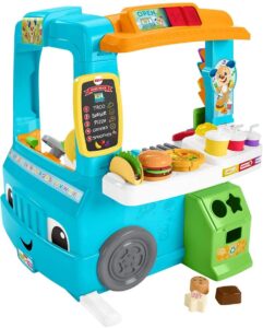 this is an image of the fisher price food truck toy