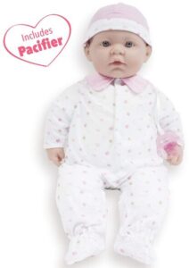 this is an image of baby's potty training doll in pink color