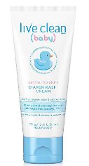 this is an image of baby's live clean diaper rash cream
