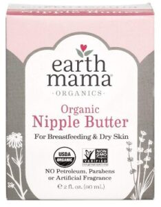 this is an image of woman's organic nipple butter breastfeeding cream