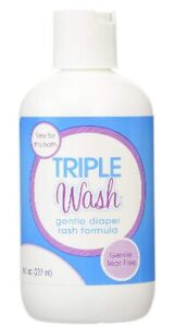 this is an image of baby's paste gentle wash diaper rash cream 