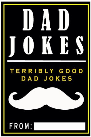 This is an image of dad jokes book
