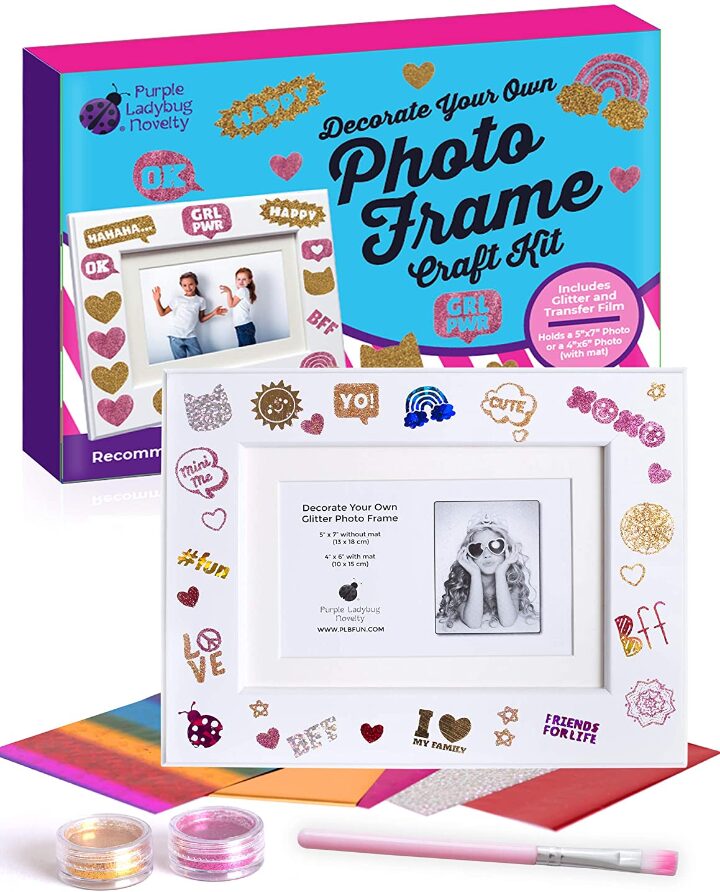this is an image of a customize your own photo frame kit