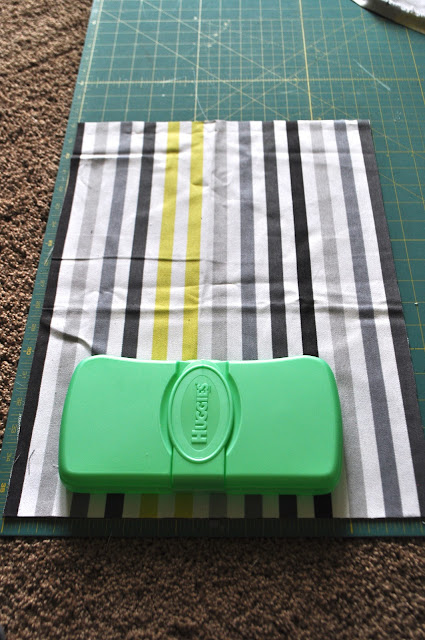 DIY Diaper Cluch Step 2