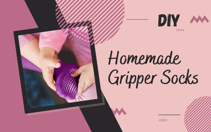 Homemade Gripper Socks Make NonSlip Socks With One Material