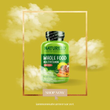 NATURELO Whole Food Multivitamin for Teens