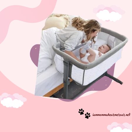 TCBunny 2-in-1 Baby Bassinet and Bedside Sleeper