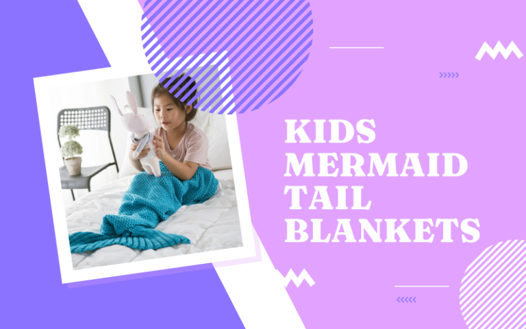 Kids Mermaid Tail Blankets