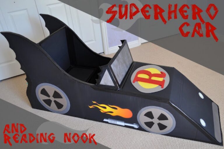 Superhero Car and Reading Nook