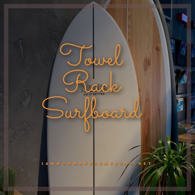 Surfboard Towel Rack