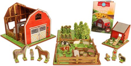 This is an image of STORYTIME TOYS Farm Playset with Barn