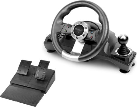 This is an image of Subsonic-SA5156-Drive-Pro-Sport-Racing-Wheel-for-Playstation