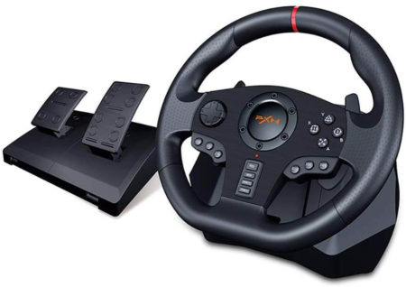 This is an image of PXN V900 PC Racing Wheel