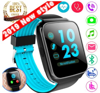 this is an image of a 1.54 -inch Smart watch sport fitness tracker with bluetooth, camera, sms and call notification, blood pressure and other health monitor activity features designed for kids, men and women. 