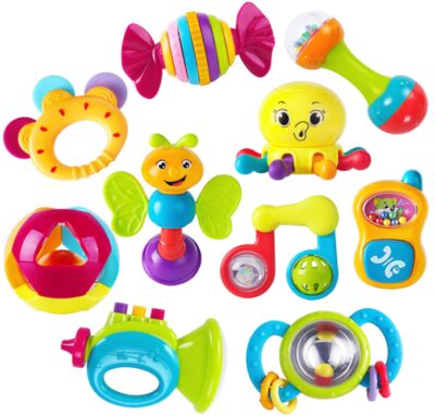 This is an image of 10 pieces educational toys for babies 
