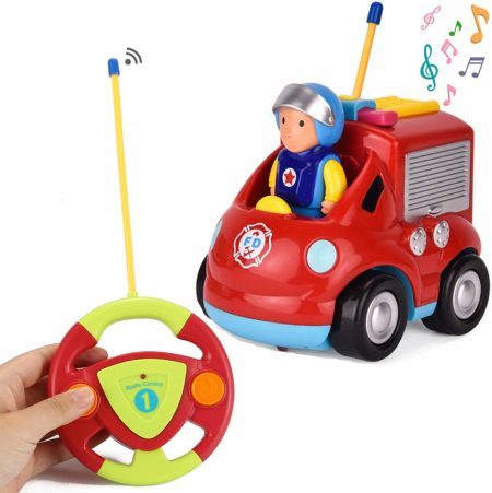 image of Cartoon R/C Fire Truck Car Radio Control Toy