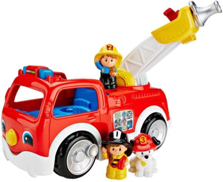 image of Fisher-Price Little People Lift 'n Lower Fire Truck