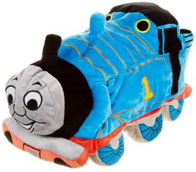 this is an image of a 15-inch super soft Jay Franco Thomas & Friends plush pillow.