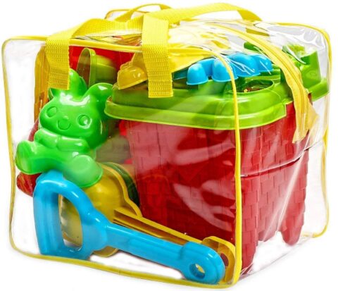 This is an image of 15-Pieces Beach Sand Toys Set