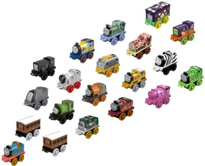 this is an image of a 20-pack Thomas & Friends mini engines. 