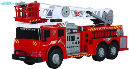 This is an image of Dickie Toys 24" Light and Sound Fire Brigade Vehicle