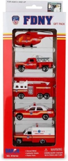 Image of Daron FDNY Vehicle Gift Set, 5-Piece
