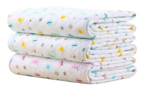 this is an image of a 3 pack portable and waterproof changing pad for babies. 