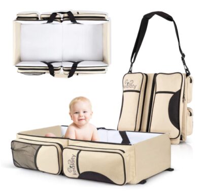 this is an image of a 3 in 1 universal travel bag for babies. 
