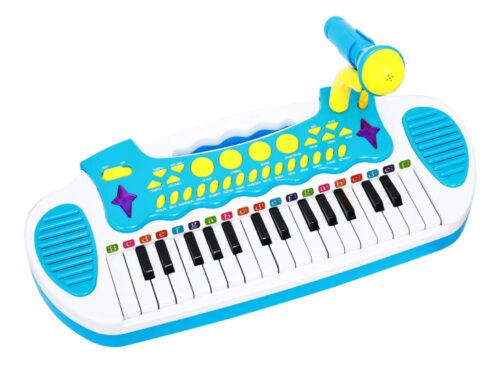 this is an image of a 31 keys multifunctional piano keyboard toy for kids. 