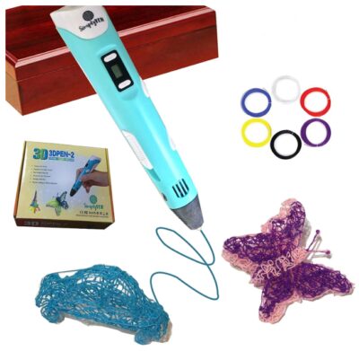 this is an image of a heated drawing printer pen with LED display for kids and adults. 