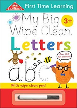 THis is an image of Wipe Clean Letters Book