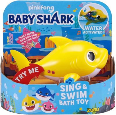 This is an image of Baby Shark Singing Bath Toy