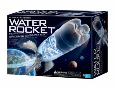 This is an image of a build and launch water rocket kit. 