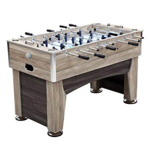 brown foosball table