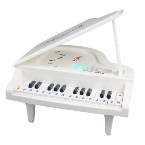 white toddlers electric piano