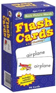 5-7 year old flash cards 