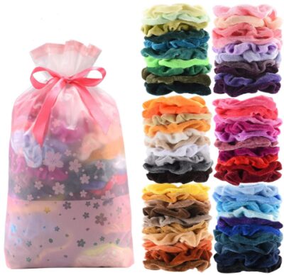 This is an image of teen's 60 pieces of hair bag in colorful colors