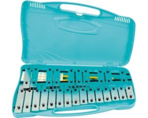 glockenspiel in plastic carrying case