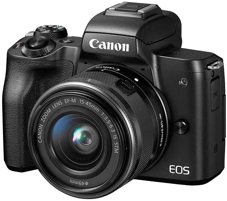 image of Canon Mirrorless Vlogging camera, color black