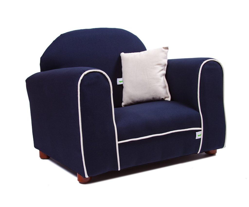 Keet Premium Organic Children's Chair, Navy 