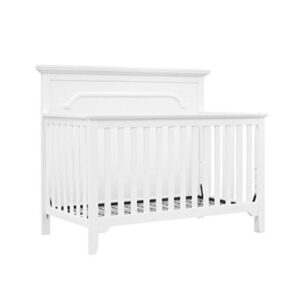 white baby crib