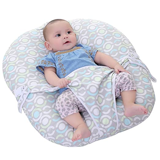 KAKIBLIN Infant Lounger Pillow Baby Toddler Basic Nursing Beanbags Pillow