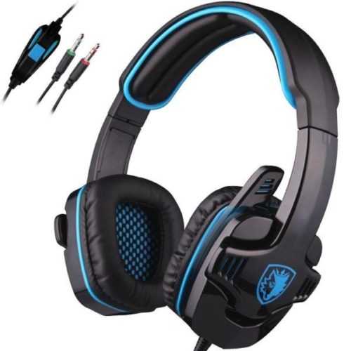 kids Yanni Sades SA708 Stereo Gaming Headset with Mic for PC Gamers